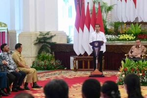 Sensus Pertanian 2023, Presiden: Kebijakan yang Tepat Perlu Data yang Akurat Presiden RI Joko Widodo mencanangkan Sensus Pertanian 2023 di Istana Negara, Jakarta (foto: Dok BPMI Setpres)