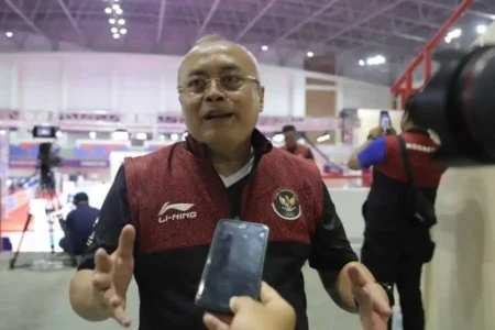 Kawal tim Indonesia di SEA Games 2023 Kamboja, Sesmenpora Gunawan Suswantoro berharap pundi-pundi emas terus bertambah (foto: kemenpora)