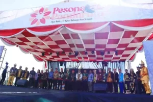 Kick-Off Gernas BBI dan Bangga Berwisata di Indonesia di Taman Tepian Kaltara Abadi, Tanjung Selor, Kalimantan Utara