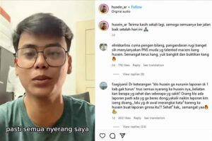 Tangkapan layar Husein Ali Rafsanjani, guru muda di Pangandaran, saat membuat pengakuan terkait dugaan praktik pungutan liar
