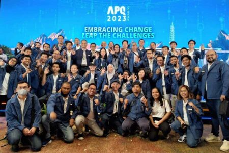 Awak PHI usai meraih peringkat istimewa di Annual Pertamina Quality Award (APQA) 2023