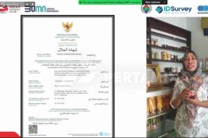 Sertifikasi halal yang diterima Irmawati A Husen, di bawah bendera Ifamoy Home Industri