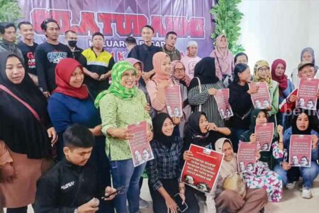 Forum Silaturahmi Keluarga Korban Tragedi Kanjuruhan di Kecamatan Turen, Kabupaten Malang. (foto: beritajatim.com)