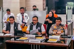 AP Hasanuddin Resmi jadi Tersangka, Muhammadiyah harap Proses Hukum Berlanjut pada TJ Konferensi pers pengungkapan kasus AP Hasanuddin