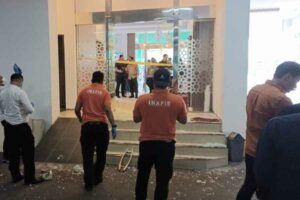 Suasana pascapenembakan di Kantor Pusat MUI (foto: dok MUI)