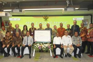 Awak SKK Migas dan sejumlah pimpinan KKKS saat acara HSE (Health, Safety, & Environment) CEO Summit 2023 di Jakarta