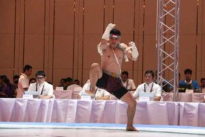 Alfadila Ramadhan Raih Medali Perak di Nomor Men Single Bokator Sprint Form SEA Games 2023 Kamboja Alfadila Ramadhan, peraih medali perak di Men Single Bokator Sprint Form SEA Games 2023 Kamboja (foto: dok kemenpora)