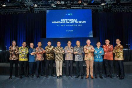 Selama 2022, PT Net Visi Media Tbk mengambil langkah hati-hatian dengan menekankan pada strategi efisiensi dalam pola programming.