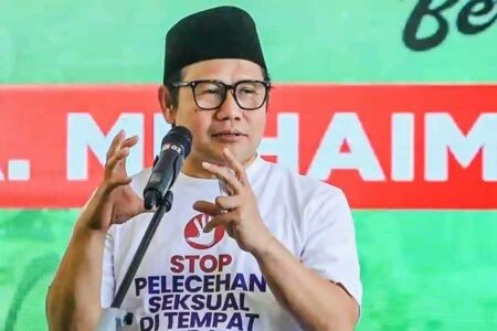 Ketua Umum Partai Kebangkitan Bangsa (PKB), A. Muhaimin Iskandar atau Cak Imin