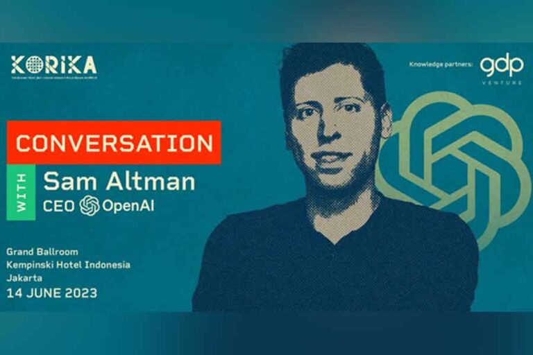 Sam Altman, salah satu tokoh terkemuka kecerdasan artifisial merupakan Co-Founder dan CEO dari OpenAI yang membuat aplikasi revolusioner ChatGPT