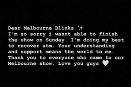 Permintaan maaf Jennie BlackPink di akun instagramnya, @jennierubyjane