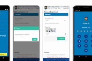 Tangkapan layar aplikasi Identitas Kependudukan Digital