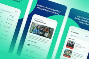 Tampilan layar Aplikasi Jakarta Kini versi 3.0