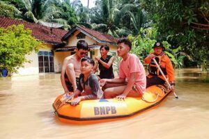 Banjir di Kabupaten Tanggamus, Lampung: Dua Rumah Hanyut, Tidak Ada Korban Jiwa