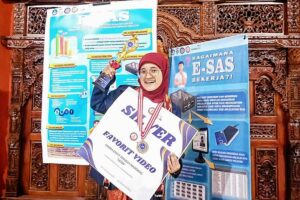 Meilisa Dwi Ervinda, mahasiswa Fakultas Ilmu Budaya, Universitas Airlangga