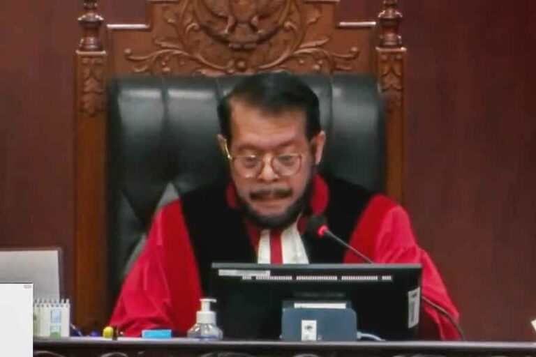 Sistem Pemilu tetap Proporsional Terbuka, MK: Parpol Punya Otoritas Penuh Seleksi Bakal Calon Ketua Majelis Hakim Mahkamah Konstitusi Anwar Usman