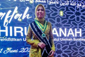 Mahardika Najwa Ainun Nadya Shafwah, satu dari lima maba termuda yang diterima Unair lewat jalur SNBT