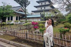 Manuela Bernarda Serang, mahasiswa Program Studi Kejepangan Fakultas Ilmu Budaya (FIB) Universitas Airlangga