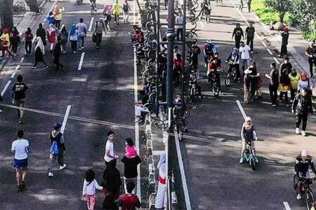Pelaksanaan Dago Car Free Day Bandung beberapa tahun lalu (foto: istimewa)