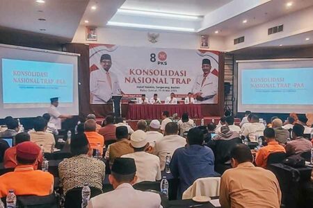 Kegiatan Konsolidasi Nasional TRAP (Tim Rekrutmen Anggota Partai) yang diselenggarakan oleh Bidang Kaderisasi DPP PKS di Hotel Yasmin Karawaci Tangerang