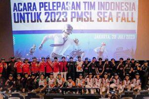 Acara Pelepasan Tim Indonesia untuk 2023 PMSL SEA Fall di CGV, Grand Indonesia.