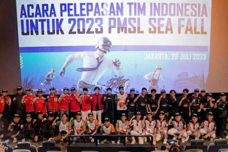 PUBG Mobile Indonesia Siap Taklukkan Turnamen 2023 PMSL SEA Fall Acara Pelepasan Tim Indonesia untuk 2023 PMSL SEA Fall di CGV, Grand Indonesia.