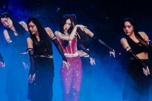 Aksi panggung Taeyeon di l The ODD of Love Concert in Jakarta (foto: istimewa)