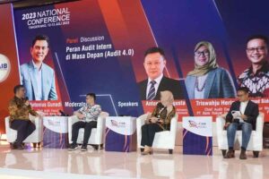 Auditor Intern Bank Suarakan Pentingnya Teknologi dan Kompetensi untuk Hasil Audit Berkualitas Pelaksanaan IAIB National Conference 2023