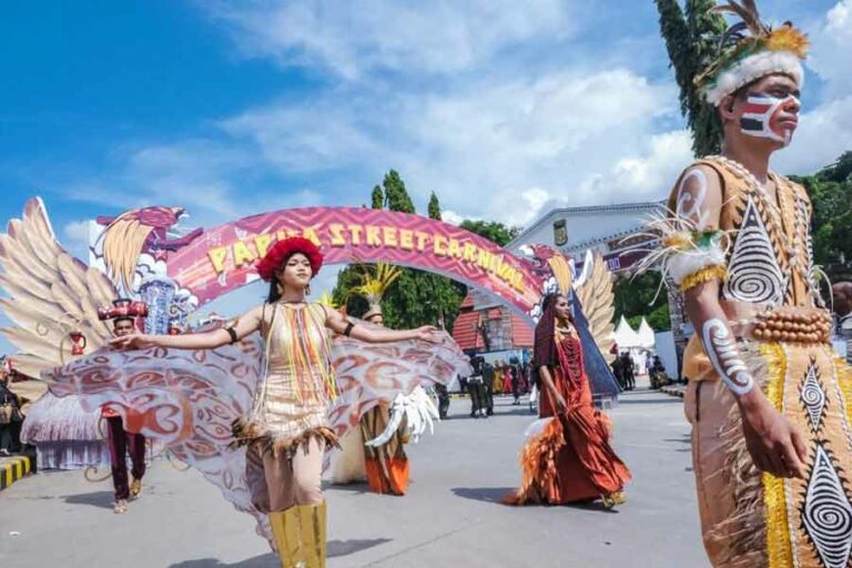 Papua Street Carnival 2023: Papua Extravaganza, The East Great Spirit (foto: Biro Pers Sekretariat Presiden)