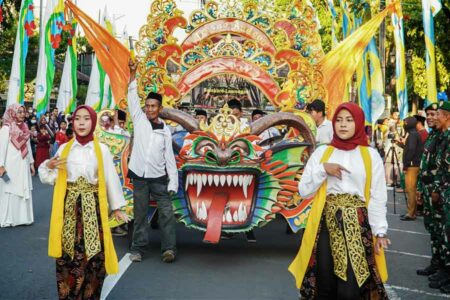 Perayaan Lamongan Muharram Festival 1445 Hijriah di Alun-Alun Lamongan