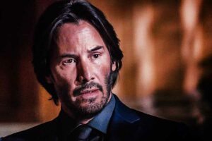 Keanu Reeves dalam salah satu adegan di film Siberia (2018)