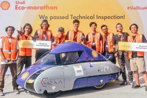 Melaju di Mandalika International Circuit, Tim Antawirya Hexa Undip Raih Dua Gelar Juara Gentayu meraih podium ke-3 pada kategori Urban Concept Internal Combustion Engine (foto: Dok Humas Undip)