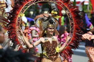 Papua Street Carnival 2023: Papua Extravaganza, The East Great Spirit (foto: Biro Pers Sekretariat Presiden)