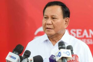 Menteri Pertahanan (Menhan) Prabowo Subianto