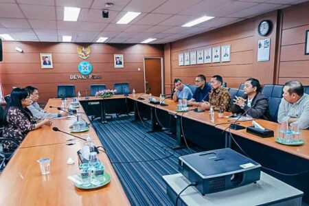 Awak AMSI saat bertemu dengan Dewan Pers di Jakarta