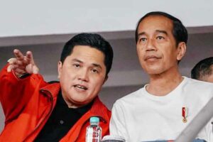 Erick Thohir dan Presiden Joko Widodo (foto: Facebook @ErickThohir)