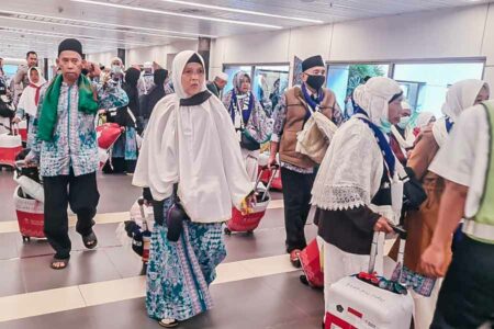 Kepulangan jemaah haji melalui bandara-bandara PT Angkasa Pura (AP) II