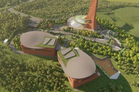 Target Selesai Desember 2024, Brantas Abipraya Siap Bangun TPST di IKN Nusantara Desain 3D Tempat Pengolahan Sampah Terpadu di IKN Nusantara