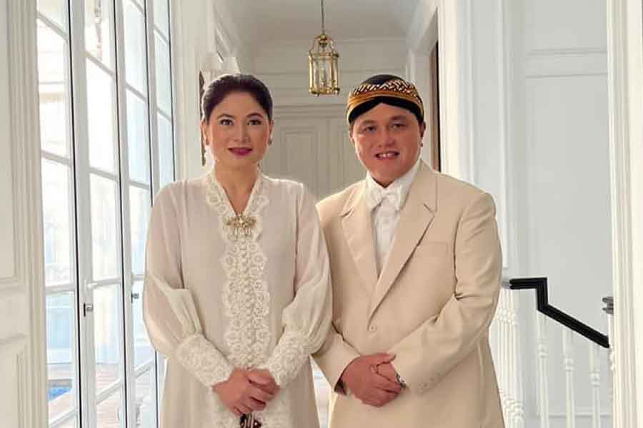 Menteri BUMN Erick Thohir dan istrinya (foto: instagram @erickthohir)