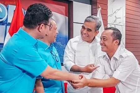 Partai Gelora Indonesia Siapkan Deklarasi Dukungan untuk Prabowo di Pilpres 2024 Pertemuan para tokoh elite Partai Gerindra dan Partai Gelora
