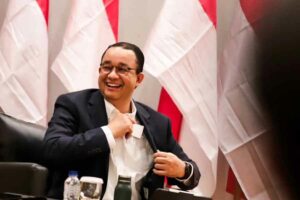 Anies Baswedan di FISIP Universitas Indonesia (foto: Facebook @aniesbaswedan)