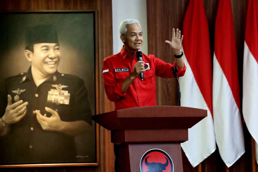 Gubernur Jawa Tengah yang juga bakal calon presiden PDIP, Ganjar Pranowo