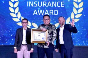 Tugu Insurance, saat menerima penghargaan Infobank Insurance Award 2023 dan Investor Daily Best Insurance Awards 2023 pertengahan tahun ini.