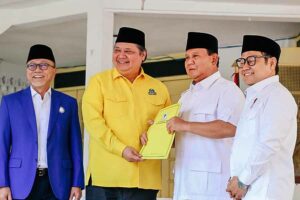 Deklarasi dukungan Golkar dan PAN untuk Prabowo dalam Pilpres 2024