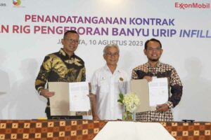 Pertamina Drilling dan Exxonmobil Tandatangani Kontrak Pengerjaan Lapangan Banyu Urip Penandatanganan kontrak kerjasama Pertamina Drilling dan Exxonmobil Cepu Limited