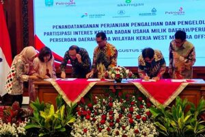Pengalihan PI Wilayah Kerja WMO untuk Tingkatkan Perekonomian Daerah Resmi Ditandatangani