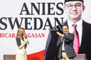 Adu Gagasan Bacapres di Kampus, Langkah Memperkuat Partisipasi Politik Generasi Muda Anies Baswedan dalam 'Bacapres Bicara Gagasan' di Mata Najwa. Acara ini digelar sebagai bentuk kolaborasi Narasi TV dan Universitas Gadjah Mada (foto: facebook @aniesbaswedan)