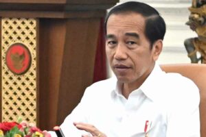 Presiden Jokowi dalam rapat terbatas di Istana Merdeka, Jakarta (foto: Dok BPMI Setpres)