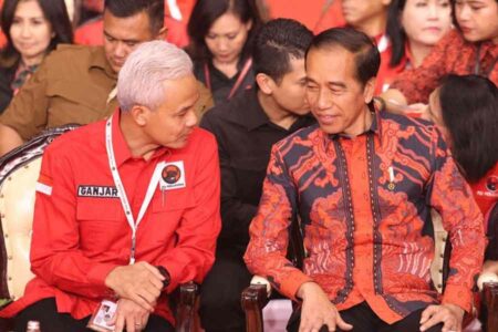 Ganjar Pranowo dan Presiden Jokowi