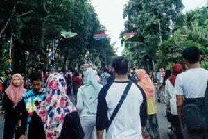 Ilustrasi Car Free Day atau CFD selalu jadi momen yang ditunggu (foto: Tiara Aydin Sava)